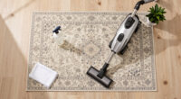 This Heavy-Duty Steam Cleaner Made My 10-Year-Old Rug Look New (I Had No Idea It Was So Gross!)