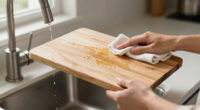 How to Clean a Wooden Cutting Board Safely