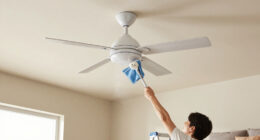 How to Clean Ceiling Fans Without Making a Mess