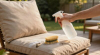 How to Clean Outdoor Cushions That Got Moldy
