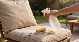How to Clean Outdoor Cushions That Got Moldy