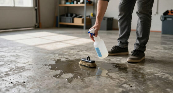 How to Get Oil Stains Off Your Garage Floor