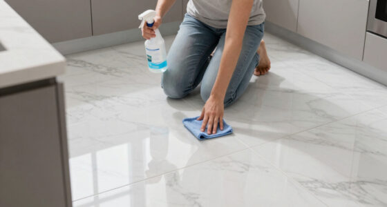 The Best Way to Clean High-Gloss Tile