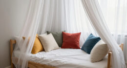 A Clever Canopy Bed Hack Makes This Bedroom Look So Whimsical