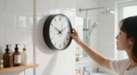I Moved A Clock To My Bathroom, And It Changed My Morning Routine Forever