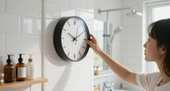 I Moved A Clock To My Bathroom, And It Changed My Morning Routine Forever