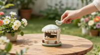 This Mini Birdfeeder Is Like A Cute Cafe For Birds
