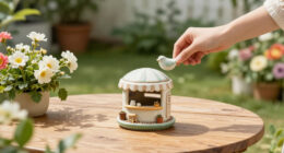 This Mini Birdfeeder Is Like A Cute Cafe For Birds