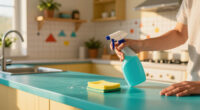 A $180 Kitchen Redo Has So Many Vibrant Colors And Renter-Friendly Hacks