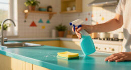 A $180 Kitchen Redo Has So Many Vibrant Colors And Renter-Friendly Hacks