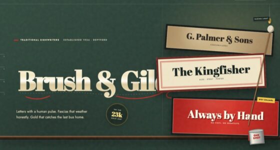 Brush & Gild — Traditional Signwriters, Est. 1924 (FABLE/175)