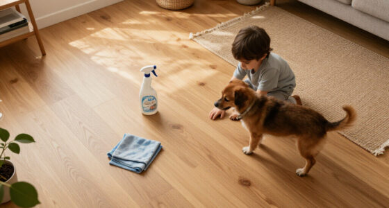 How to Make a Floor Cleaner That's Safe for Kids and Pets