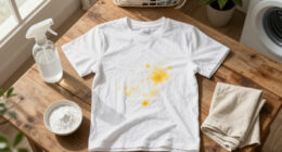 How to Remove Old Yellow Stains From White Clothes