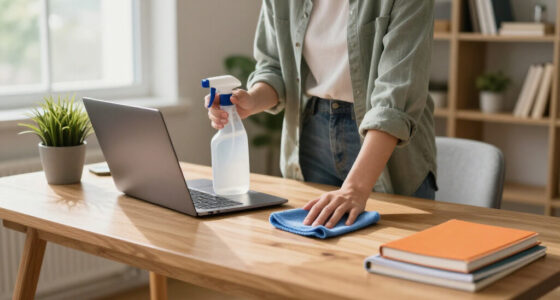 The Right Way to Clean a Home Office