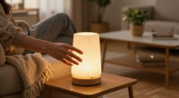 Walmart's New $25 Travertine-Look Lamp Looks Shockingly High-End