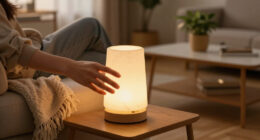 Walmart's New $25 Travertine-Look Lamp Looks Shockingly High-End