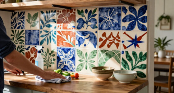 Chef Yotam Ottolenghi Did It — This Backsplash Mural Trend Is A "Commitment To Joy" In Your Home, Says Interior Designers