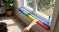 Ditch Boring Windows: A Unique Way To Decorate Them With Dollar Tree Pool Noodles