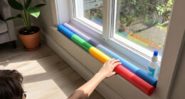Ditch Boring Windows: A Unique Way To Decorate Them With Dollar Tree Pool Noodles
