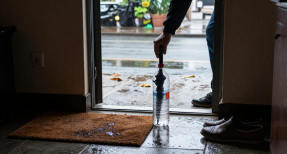 Grab An Empty Plastic Bottle For A Smarter Way To Store Your Umbrellas
