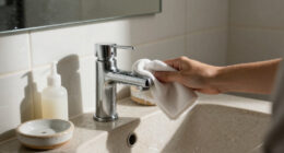 How to Remove Water Spots From Bathroom Faucets