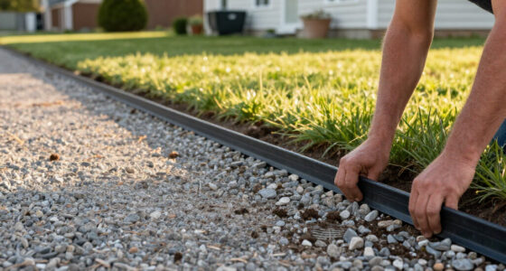 Keep Grass Out Of Gravel Driveways With A Durable Edging That Looks Good