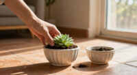 Turn Two Fluted Bowls From Dollar Tree Into Vintage-Style Planters