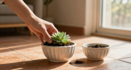 Turn Two Fluted Bowls From Dollar Tree Into Vintage-Style Planters