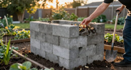Use Concrete Blocks For A Durable Alternative To A Compost Bin