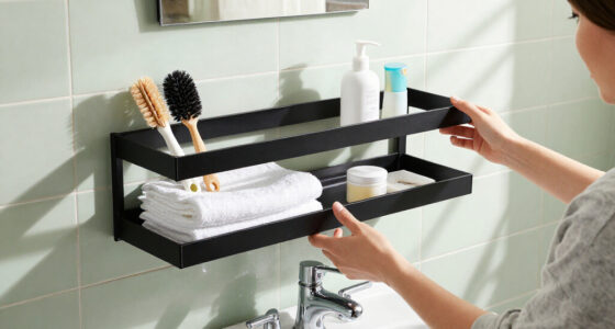 Woman Uses Dollar Tree Frames To Create Chic Bathroom Storage With An Impressive DIY
